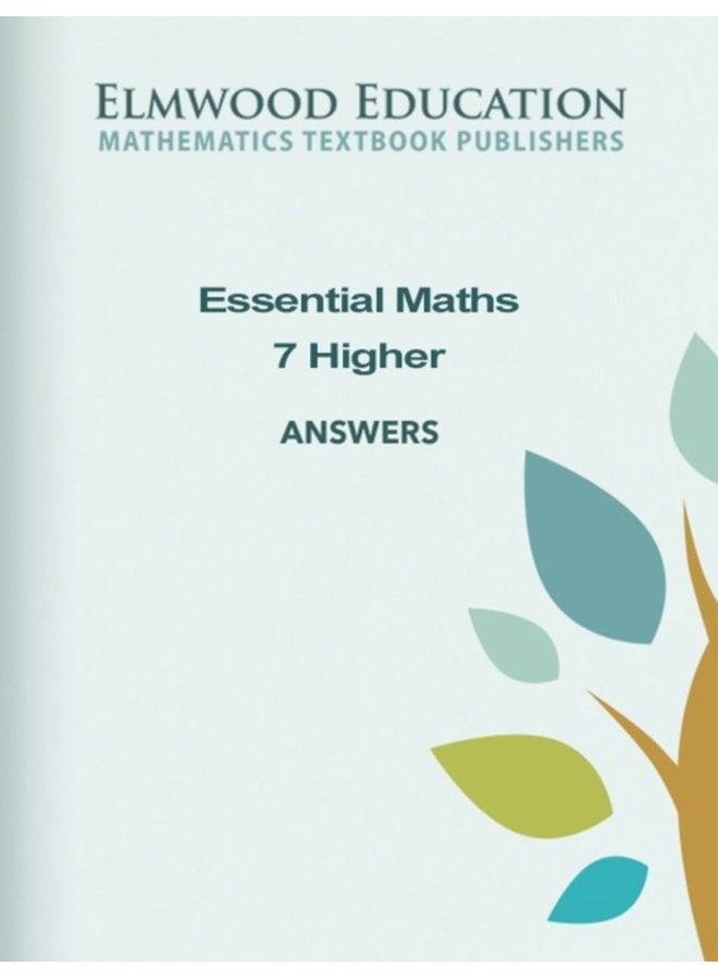 Essential Maths 7 Higher Answers - Paperback