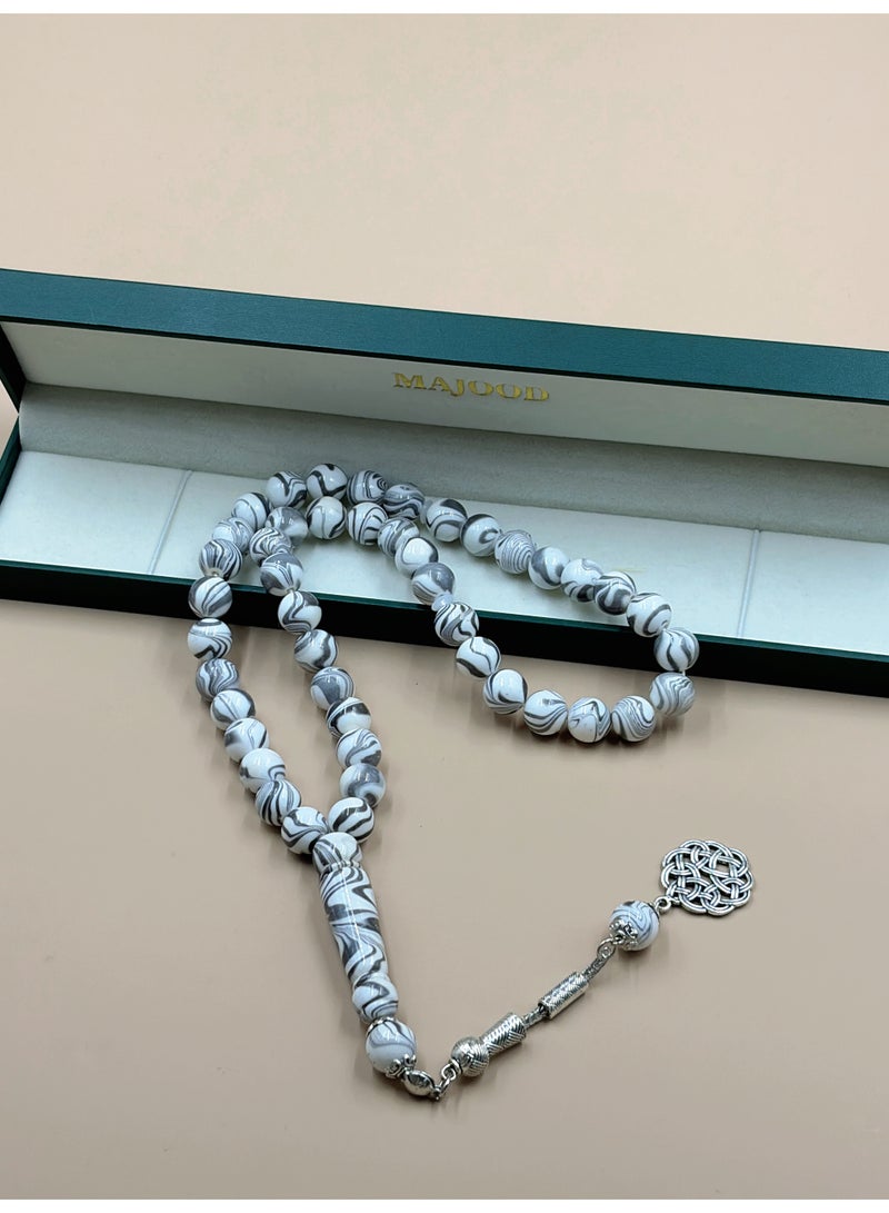 MAJOOD 45-Bead Resin Prayer Beads | Tasbih | 10mm | Ramadan Gift | For Men & Women - Image 3