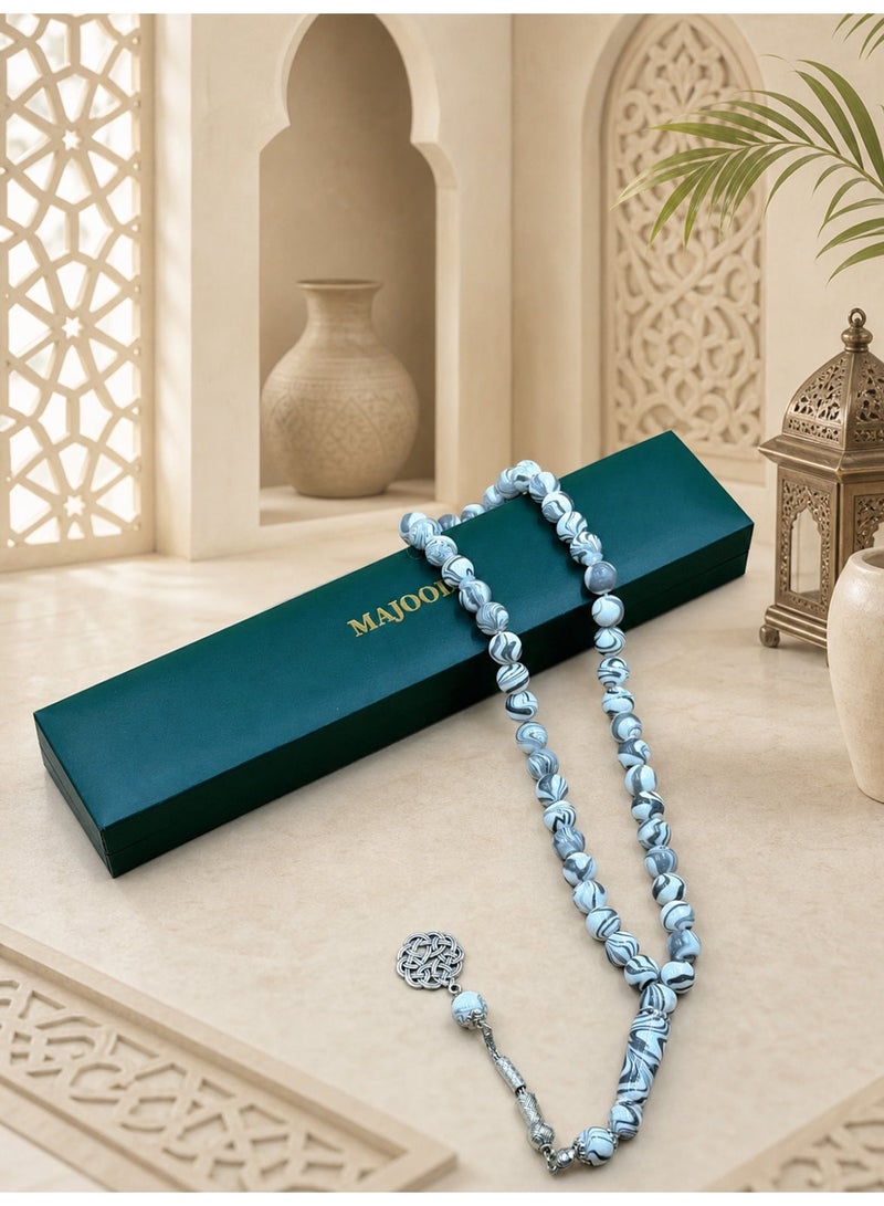 MAJOOD 45-Bead Resin Prayer Beads | Tasbih | 10mm | Ramadan Gift | For Men & Women - Image 2