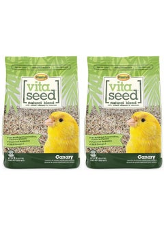 HigginS Higgins 2 Pack of Vita Seed Natural Blend Canary Food, 2 Pounds Each  - Image 1
