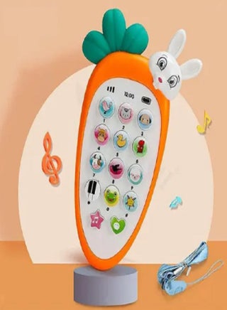 Phone Toy - Phone for Babies, Music and Lighting (Carrot & Rabbit Shape) Orange - pzsku/Z05812CFA636665A87DDCZ/45/_/1727361125/cbed23a5-5837-4aa0-b947-70e49c403210