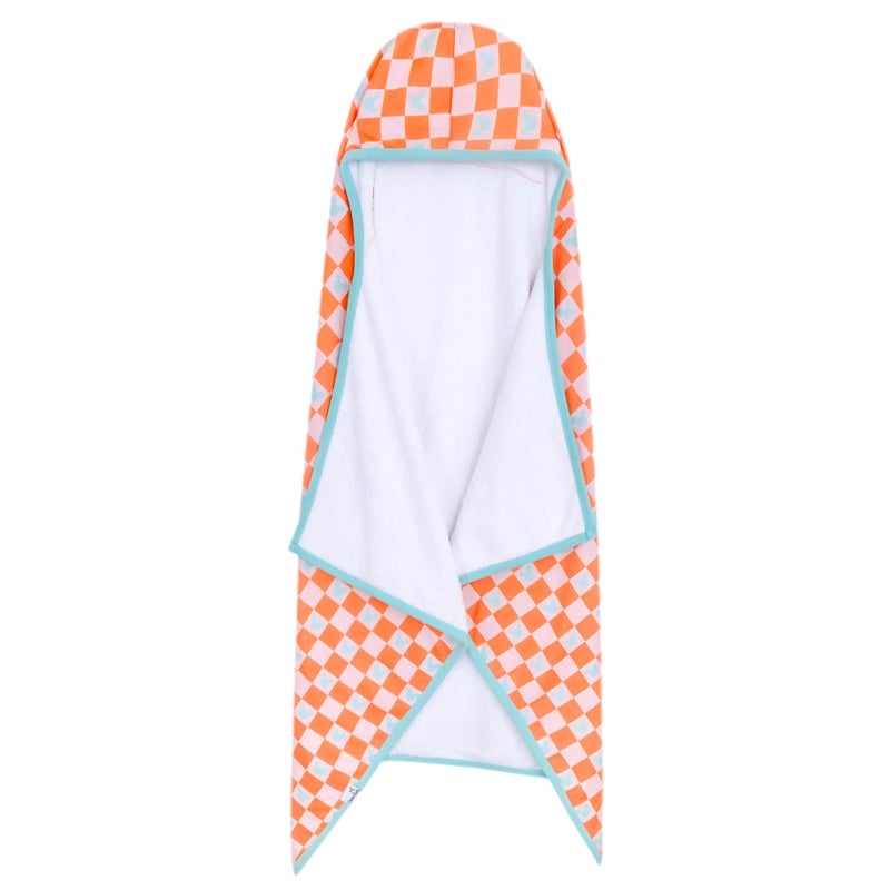 Copper Pearl Premium Big Kid Hooded Towel Mickey Mouse Check One Size - Image 2