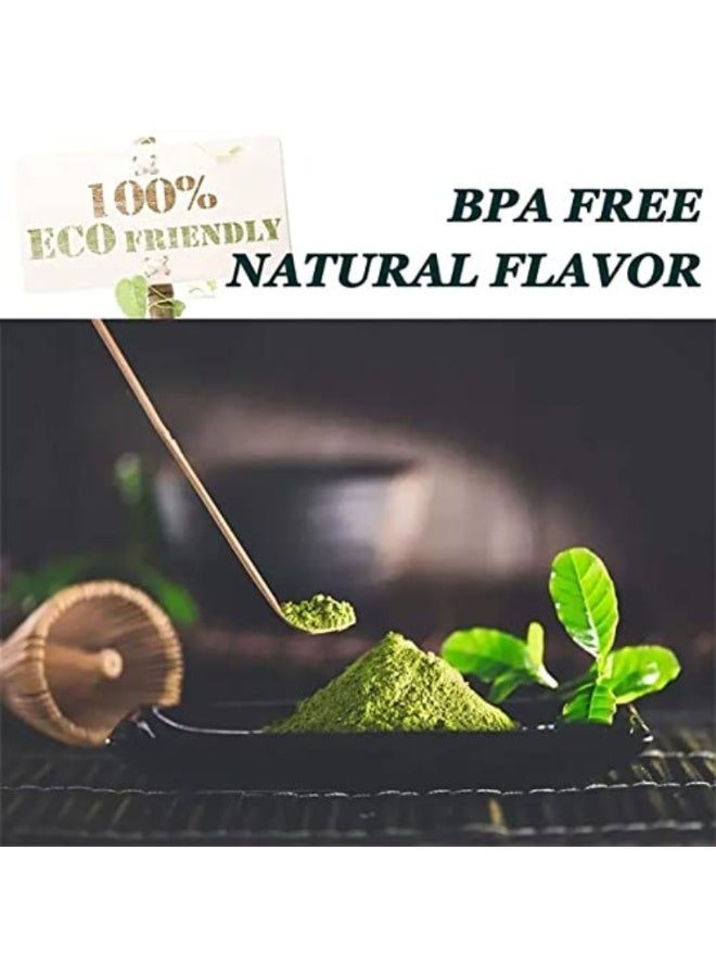 يلا بيك طقم خفاقة ماتشا ٥ قطع، طقم شاي ياباني تقليدي كامل مع خفاقة راتنجية، ومُنخل، وملعقة، وحامل لتحضير مسحوق الشاي الأخضر ماتشا، هدية مثالية لعشاق الشاي - Image 5