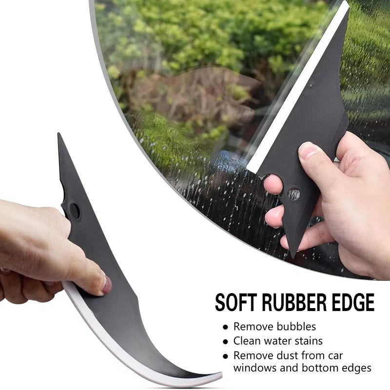 Mandark 18PCS Car Window Tint Kit, Vehicle Glass Protective Film Wrapping Installation Set, Auto Vinyl Wrap Tinting Tools Included Squeegees, Felt Squeege, Cutting Knife with Blades - Image 4