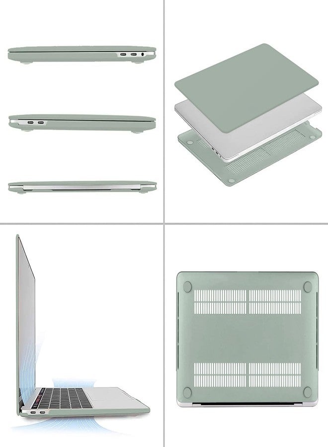 موسيسو جراب MOSISO متوافق مع جهاز MacBook Pro مقاس 13 بوصة، لون أخضر عتيق - Image 3