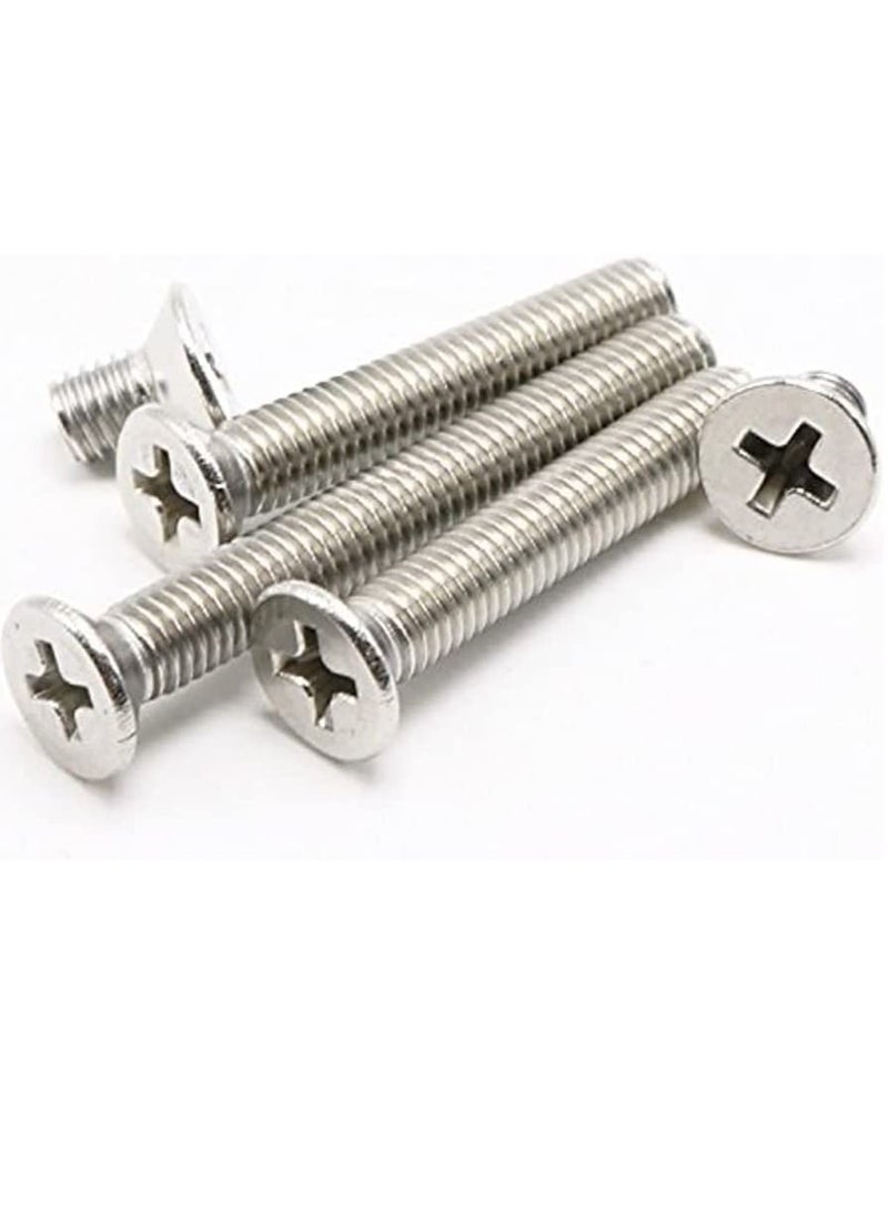 RACO Machine Screws/Bolts Stainless Steel Round Head Phillips Screws Muliti Purpose Use (5, 5x40mm) - Image 1