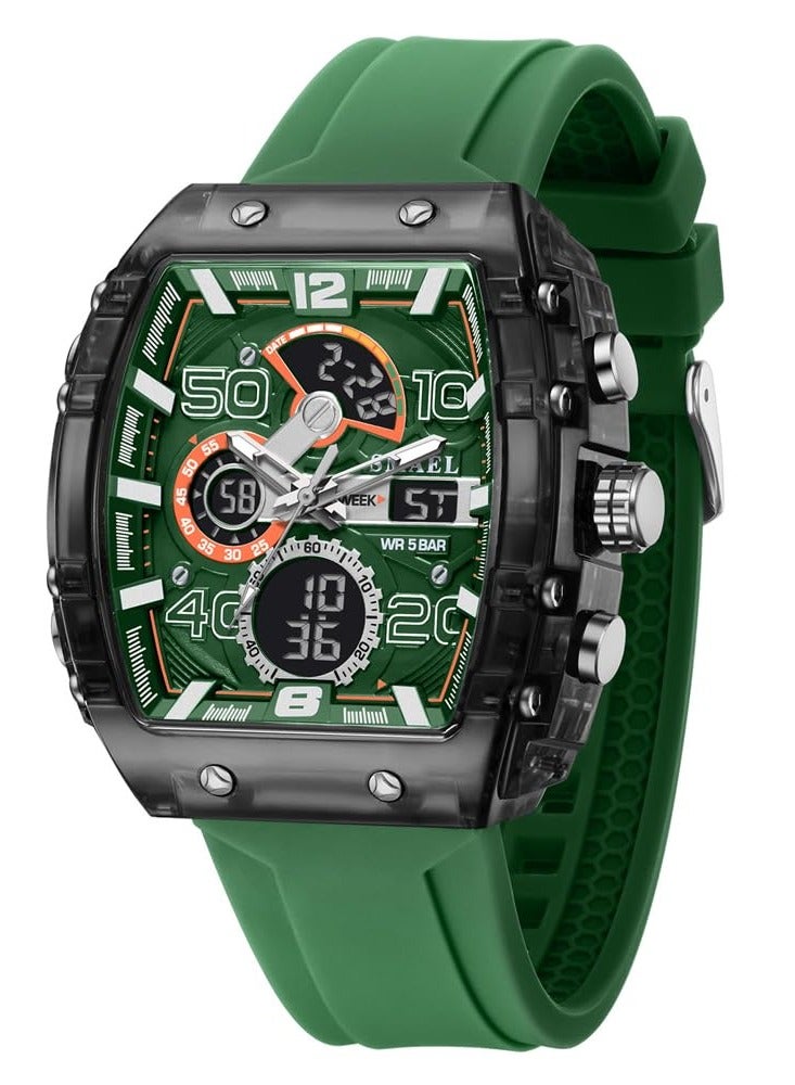 سميل ساعة الرجال ، الرياضة في الهواء الطلق للماء مضيئة متعددة الوظائف الرجل ساعة-49mm - Image 1