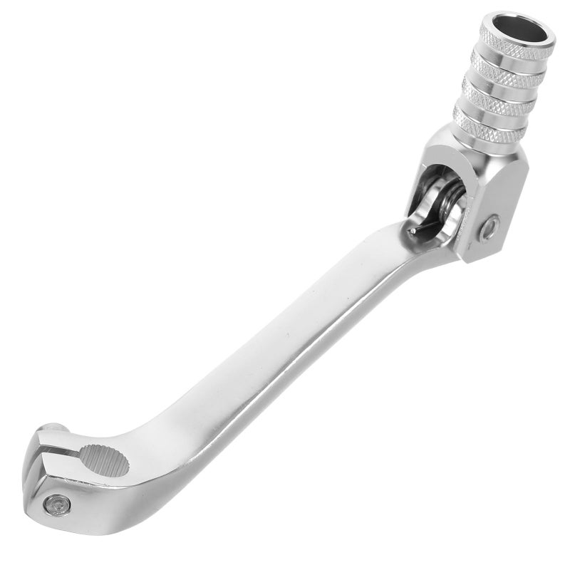 Aluminum Alloy Motorcycle Gear Shift Lever Pedal Silver Compatible Racing Off Road - Image 2