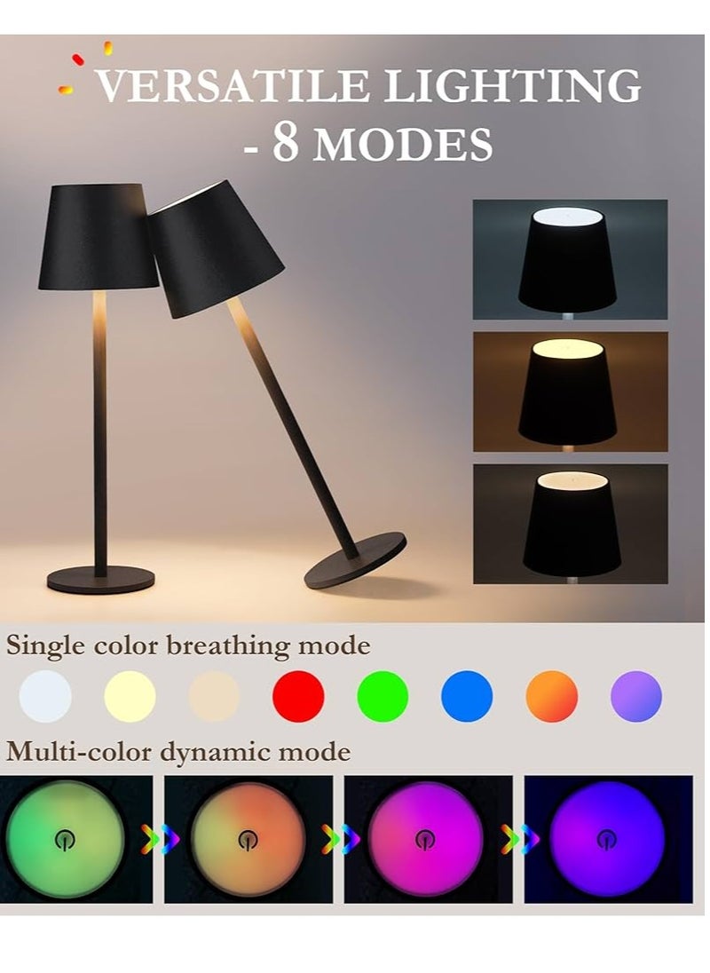 eBasket - Classic Lampshade Touch The lampshade works with USB charging. The lampshade is multi-colored and also has 3 levels of lighting in each color. The lighting with the acrylic ribbing creates an aesthetic appearance in the surrounding place. It is also equipped with a touch button on the base of the lampshade. - Image 1