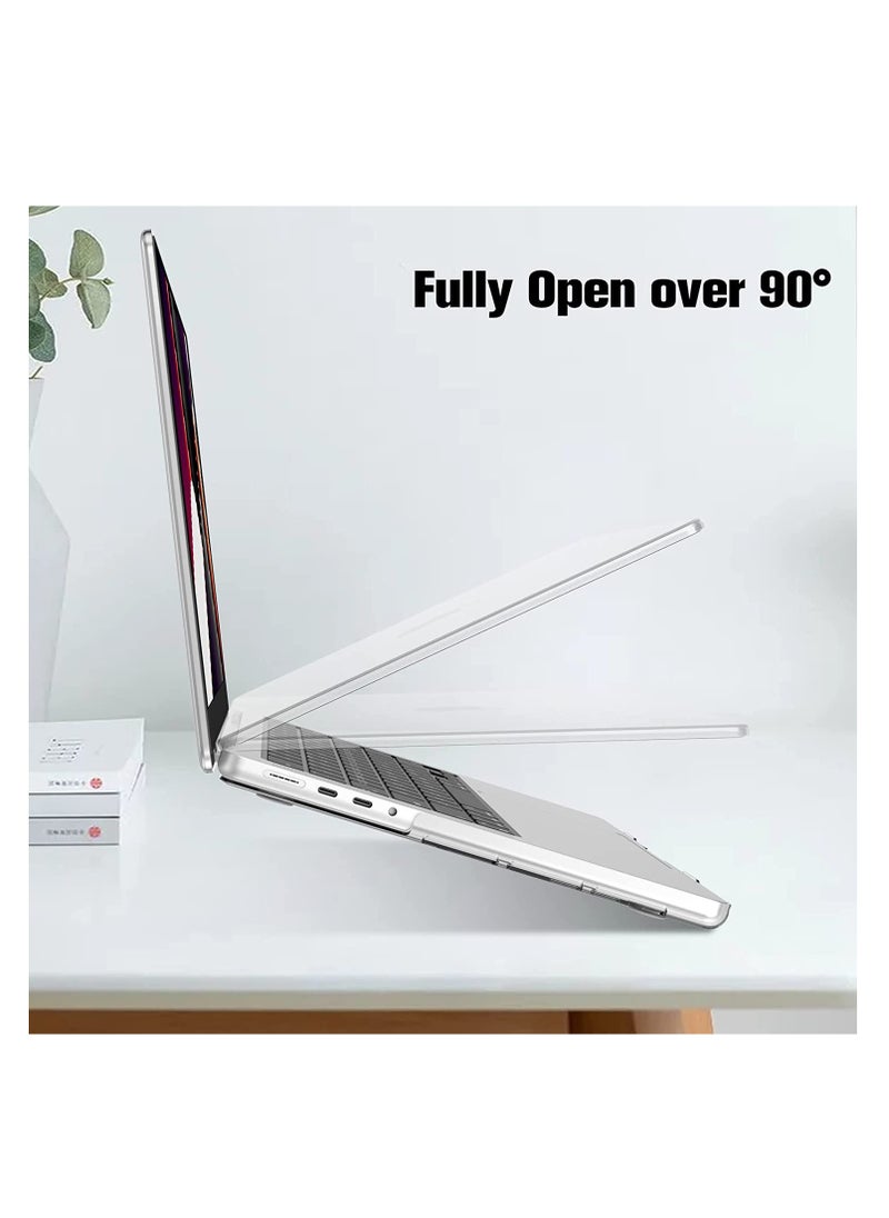 Generic - Case for MacBook Pro 16.2 Inch Case A2485-A2780 (2021 Release) - Protective Snap On Hard Shell Cover for MacBook Pro 16" M1 Pro / M1 Max Chip with Touch ID, Crystal Clear - Image 1