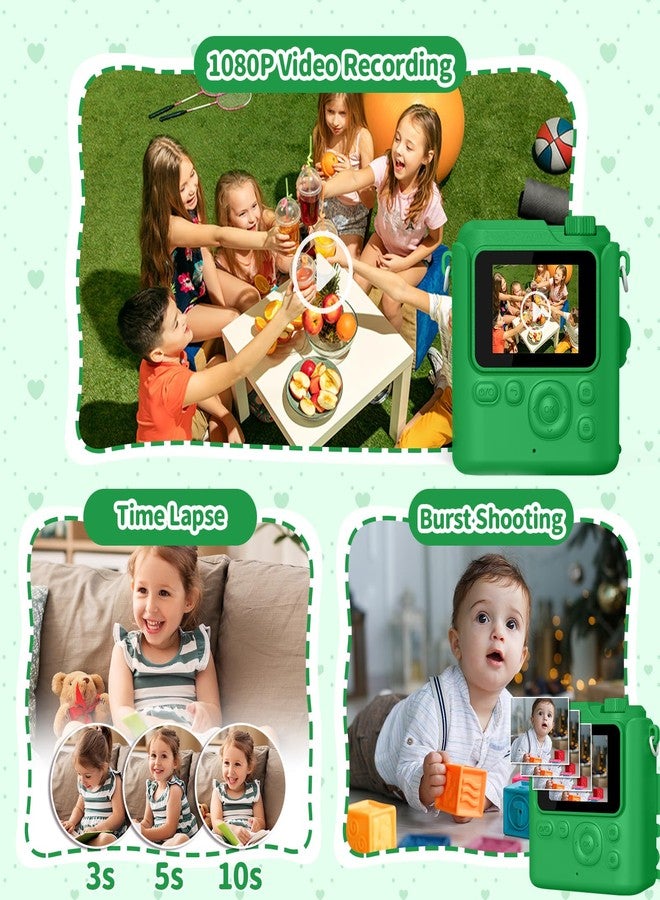 Gofunly Kids Camera Instant Print: 6 Layers of Protection Kids Camera, Prints in 1 Second, 5 Rolls of Printing Paper with 32Gb Card, Creative Birthday Gifts for Age 4-10 Girls Boys - Image 3