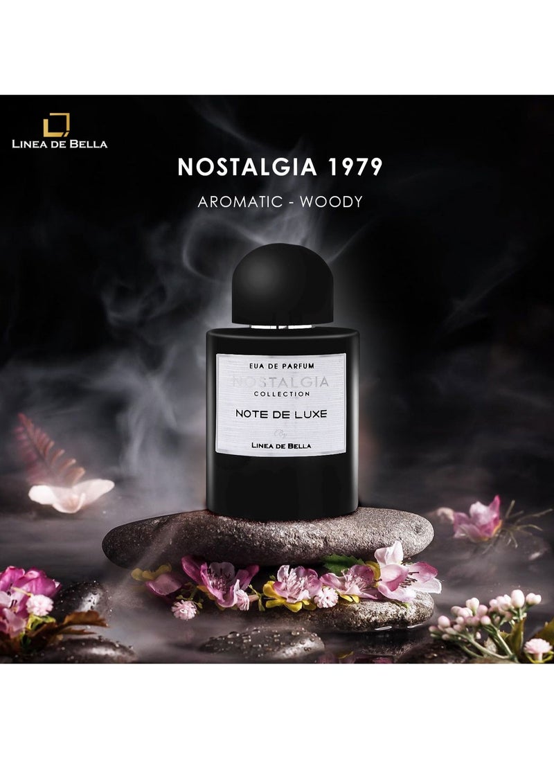Linea De Bella Linea De Bella Nostalgia 1979 EDP 100ML | Luxury Men's Perfume with Cedarwood & Musk  - Image 3