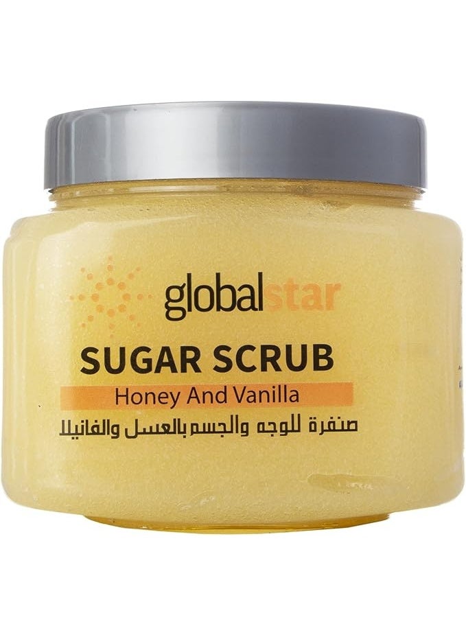 globalstar Vanilla & Honey Sugar Scrub - 600 ml - Image 1