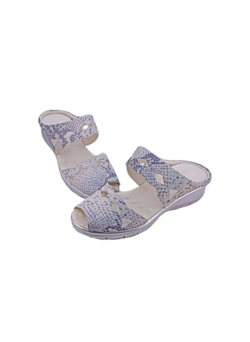 Michelle Morgan MIchelle Morgon Elegant Ladies Sandals Grey 092-2201  - Image 2