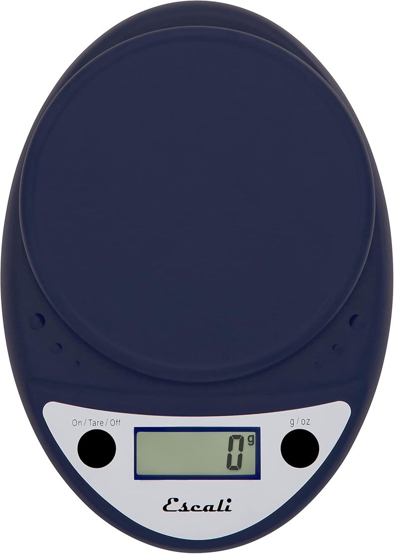 Escali Primo Digital Food Scale in Royal Blue - Compact and Durable Kitchen Scale with Tare Function - Image 4