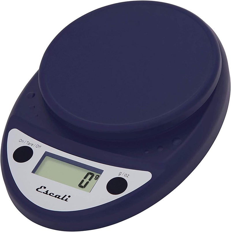 Escali Primo Digital Food Scale in Royal Blue - Compact and Durable Kitchen Scale with Tare Function - Image 1