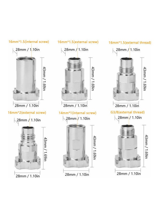 NIBEMINENT Sprayer Adapter Silver  - Image 2