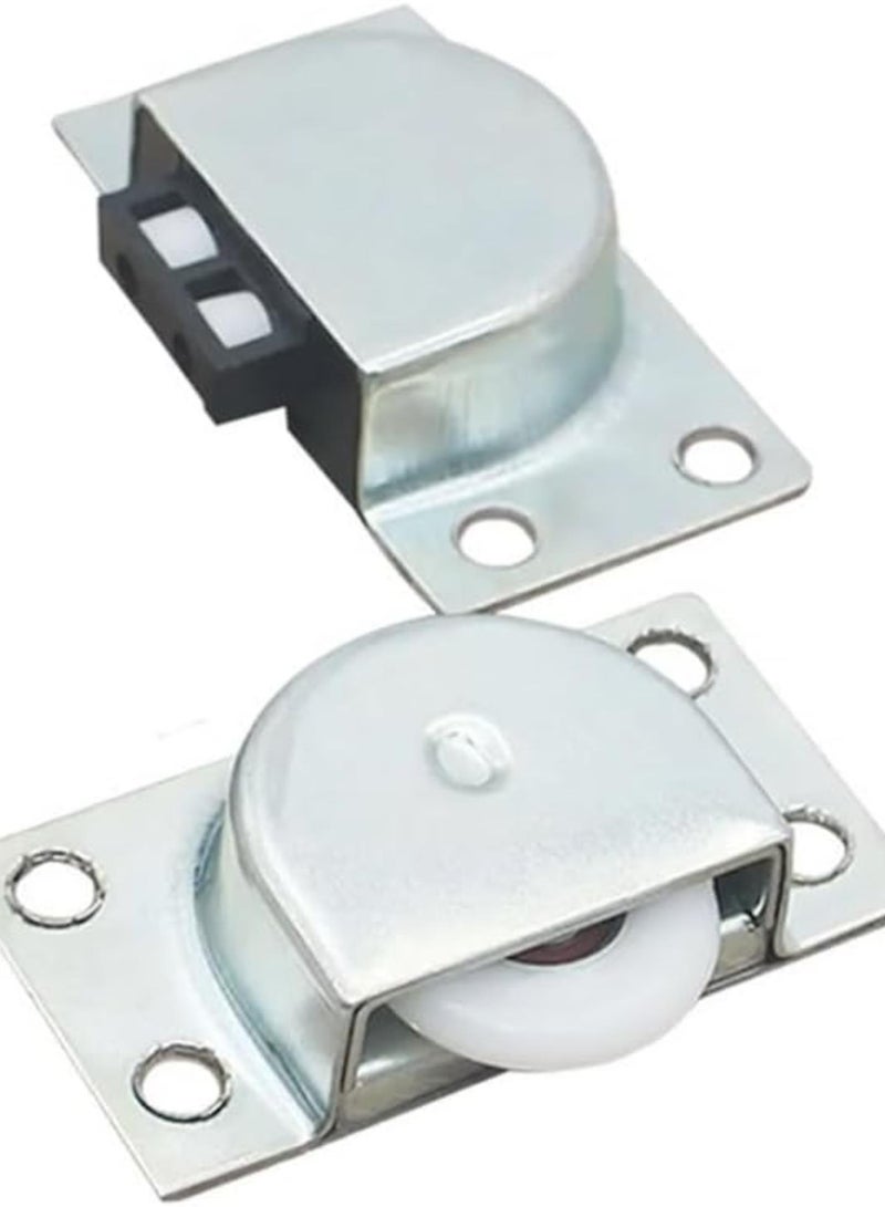 GGOOT Furniture Door Rollers Stainless Steel Sliding Door Wheel Cabinet Nylon Pulley Hanging Wheel Compatible With Wardrobe Hardware Hand tool accessories  - Image 4