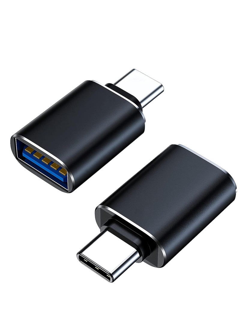 USB C to USB 3.0 Adapter, Male to Female OTG Compatible With MacBook, Samsung Galaxy S23, 22 Ultra, Google Pixel - (2 Pack)  - Image 1