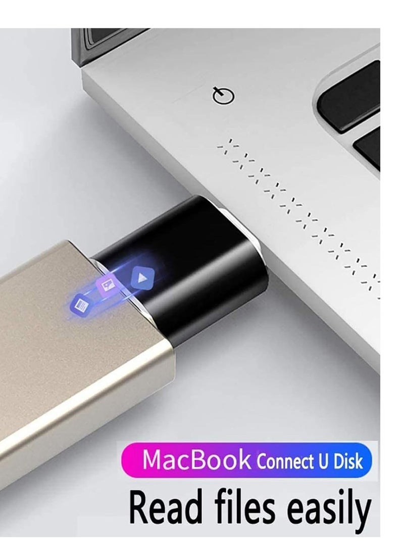USB C to USB 3.0 Adapter, Male to Female OTG Compatible With MacBook, Samsung Galaxy S23, 22 Ultra, Google Pixel - (2 Pack)  - Image 5