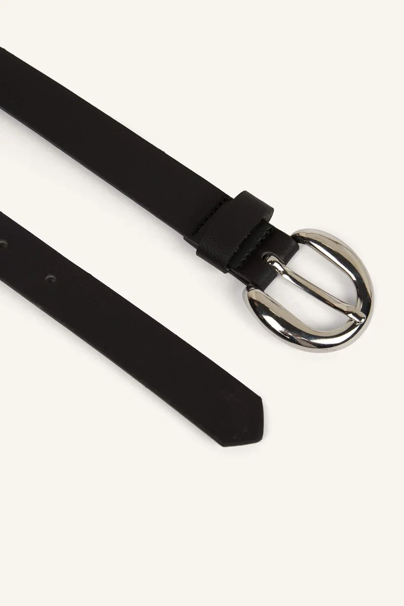 Defacto  Woman Oval Buckle Faux Leather Casual Belt for Women | Best Price UAE