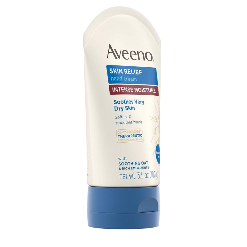 Aveeno Active Naturals Skin Relief Hand Cream, 3.5-Ounce Tubes (Pack of 3) - Image 3