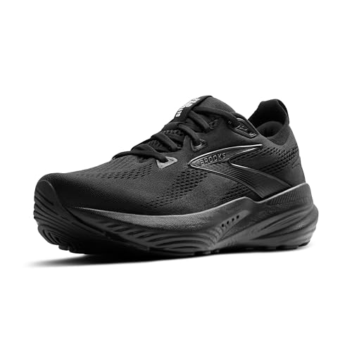 Brooks Women’s Glycerin GTS 22 Supportive Running Shoe - Black/Black/Ebony - 9.5 Medium - Image 1