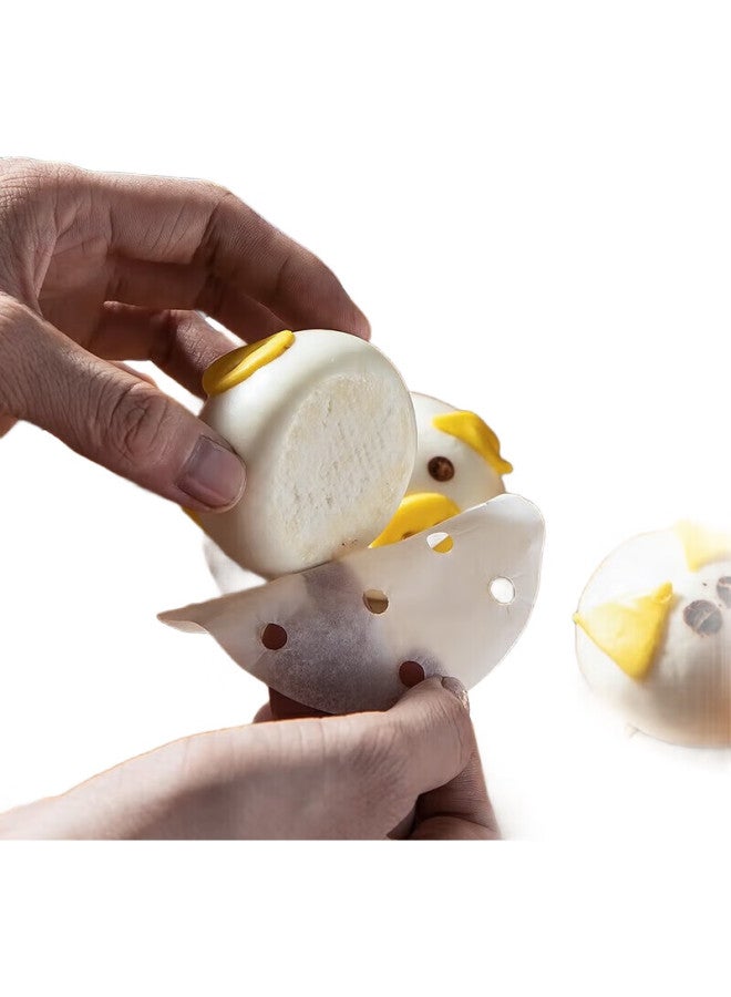 MAX COOK ورق بخار ماكس كوك، بطانة الزلابية، ورق بخار، ورق صينية البخار، قابل للتصرف، 500 ورقة، قطر 8.9 سم، Mcpj678 - Image 3