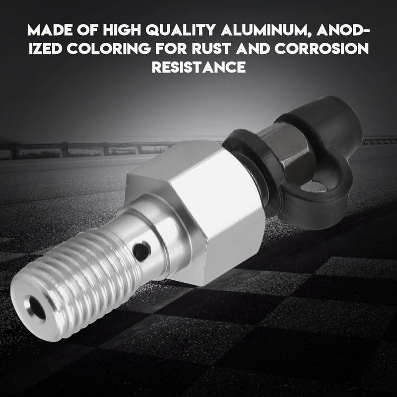 Fydun M10x1.25mm Motorcycle Brake Cylinder Caliper Bleed Screw Banjo Bolt Dust Cap - Image 3
