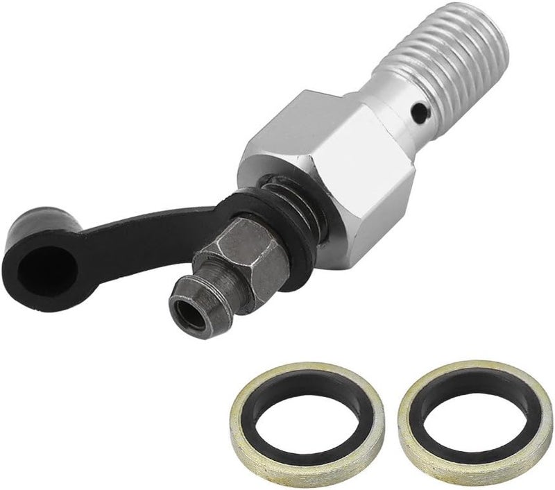 Fydun M10x1.25mm Motorcycle Brake Cylinder Caliper Bleed Screw Banjo Bolt Dust Cap - Image 1