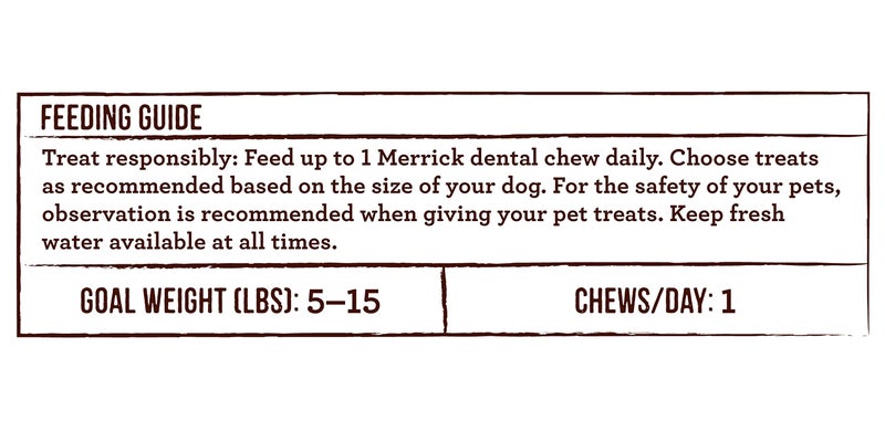 Merrick Fresh Kisses Double-Brush Dental Dog Treats, Infused with Coconut & Botanical Oils, Cleans & Freshens Breath for X-Small Dogs, 78 Dental Dog Treats/Pack (Pack of 2) - Image 5