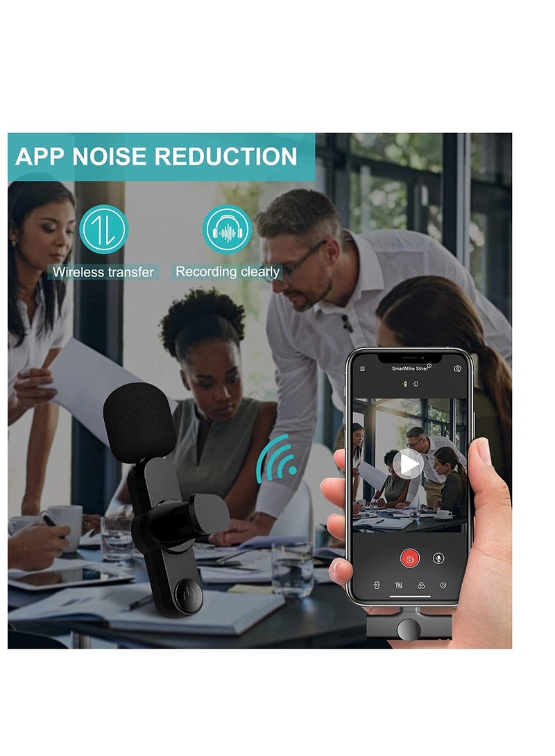 ELTRAZONE 2 in 1 iphone or type-c Wireless Lavalier Microphone For IPhone, Plug Play, Portable Audio Video Recording Mic for Youtube, Live Stream, Vlog, Interview, Laptops PC  - Image 4
