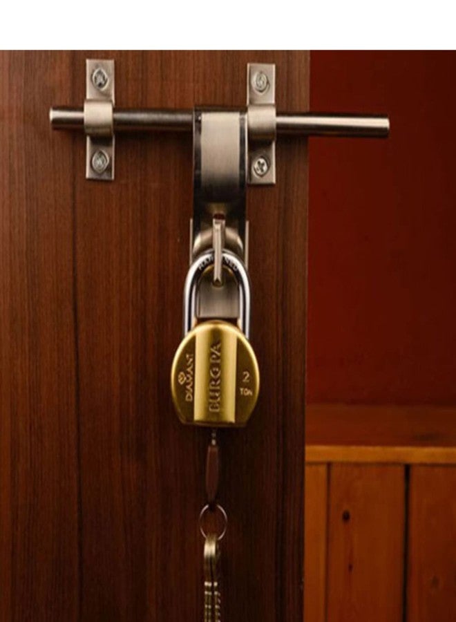 Europa L365 TW Diamant Padlock with 14 Pin Dimple Key DLSB Technology Modern Styling Bump and D Shape, 65 mm Twin Pack, Common Key 11 mm Hard Shackle, 3 + 1 Light Included, BM Finish (Brass Matt) - Image 4