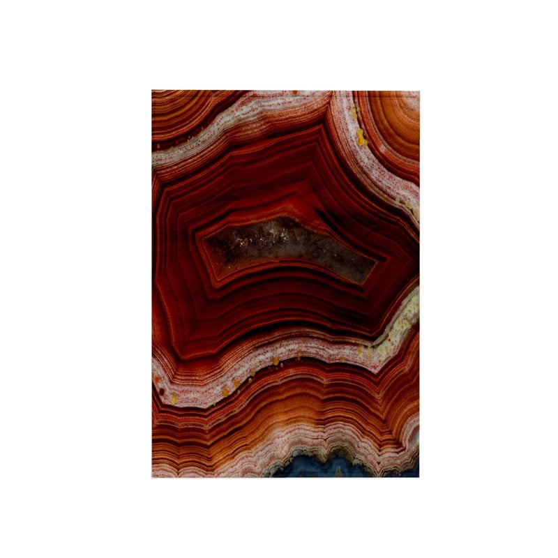3D Rose TWL_231721_1 Banded Agate Rust Colored Towel 15 x 22