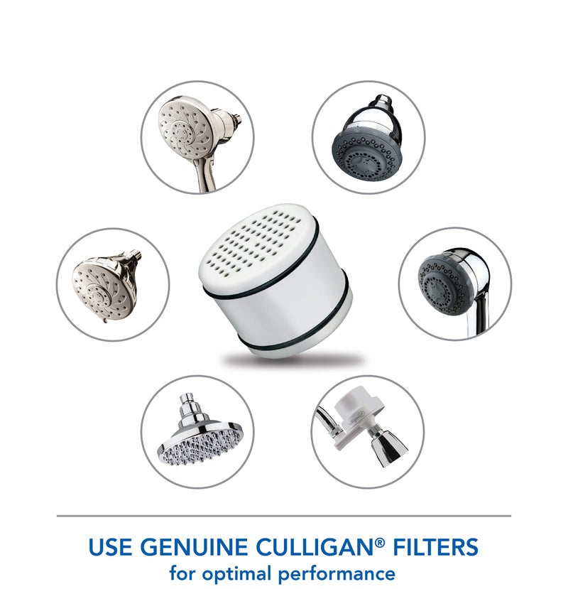 Culligan WHR-140 WTR FiltrationCartridge Shower Filter Replacement Cartridge, 1 Count (Pack of 1), White - Image 2