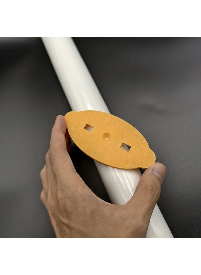 Orange Plastic Centering Marking Tool Rotatable Precision Woodworking Scriber Line Locator - Image 4