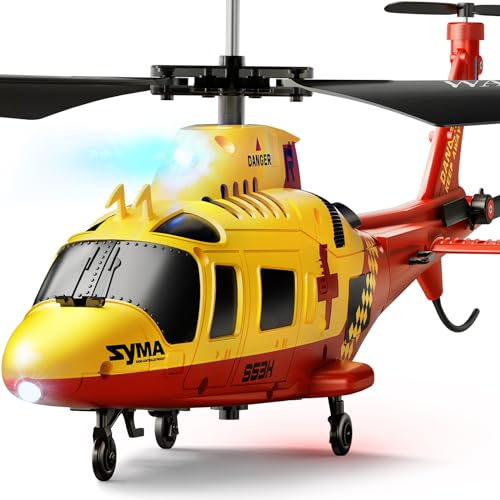 SYMA S53H Remote Control Helicopter with Simulation Rescue Design One Key TakeOff Altitude Hold Low Battery Alert for Boys and Enthusiast 866x236x37 in - Image 1