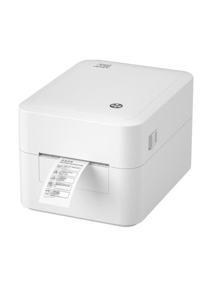 Hprt D35 Thermal Label Printer, 80mm Barcode Tag Qr Code Sticker Printing, Clothing Supermarket Milk Tea Label Food Price Barcode, White Computer Versio - Image 2