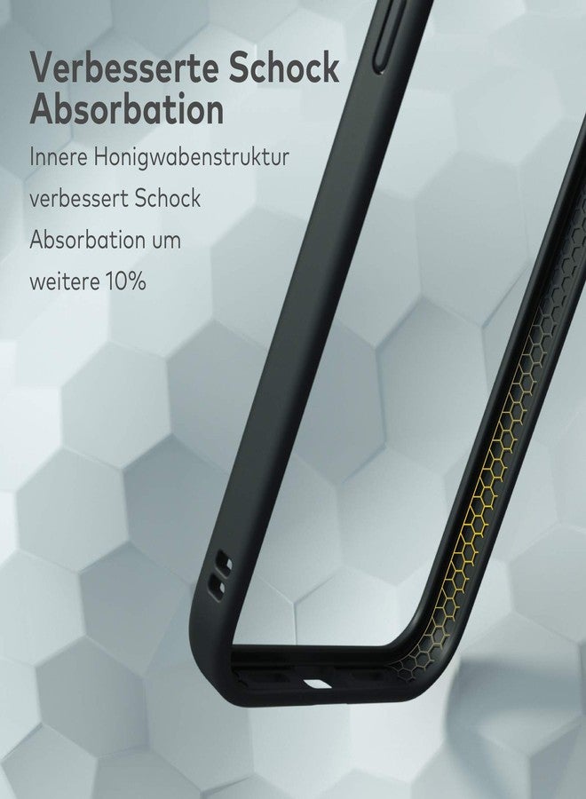 RhinoShield Bumper Case Compatible with [iPhone 12/12 Pro] | CrashGuard NX - Shock Absorbent Slim Design Protective Cover 3.5M / 11ft Drop Protection - Graphite - Image 3