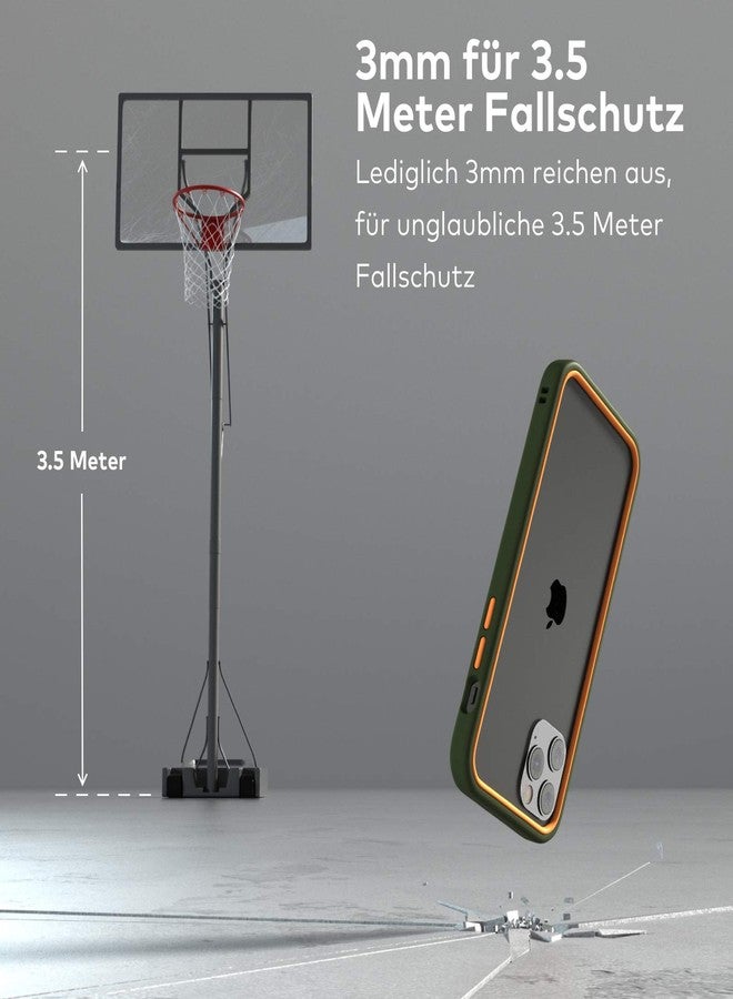 RhinoShield Bumper Case Compatible with [iPhone 12/12 Pro] | CrashGuard NX - Shock Absorbent Slim Design Protective Cover 3.5M / 11ft Drop Protection - Graphite - Image 2