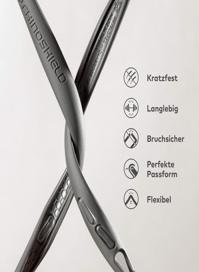 RhinoShield Bumper Case Compatible with [iPhone 12/12 Pro] | CrashGuard NX - Shock Absorbent Slim Design Protective Cover 3.5M / 11ft Drop Protection - Graphite - Image 4