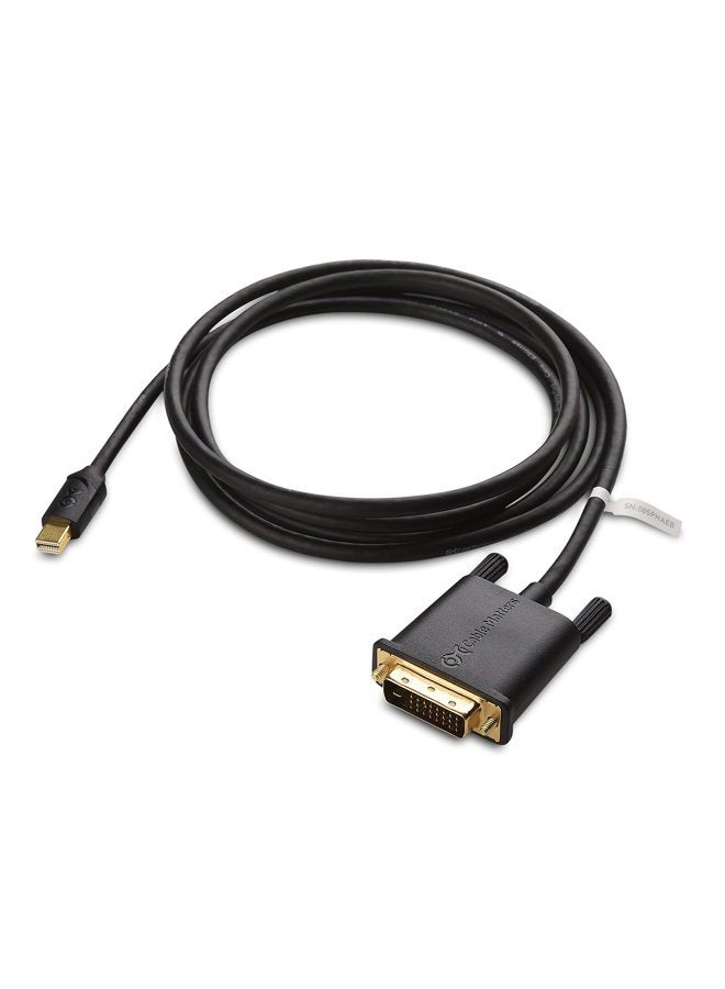 Cable Matters Mini DisplayPort to DVI Cable (Mini DP to DVI Cable) in Black 6 Feet - Thunderbolt | Thunderbolt 2 Port Compatible - Image 2
