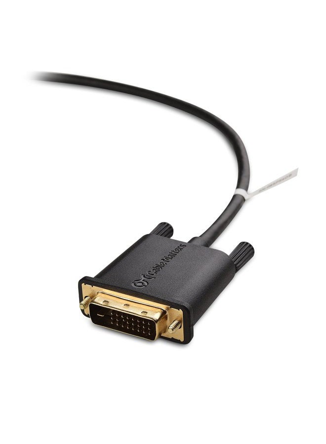 Cable Matters Mini DisplayPort to DVI Cable (Mini DP to DVI Cable) in Black 6 Feet - Thunderbolt | Thunderbolt 2 Port Compatible - Image 4