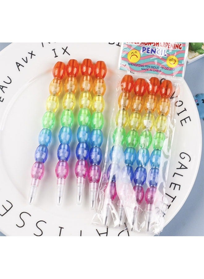 Generic 20PCS Stackable Pencils for Kids – No Sharpening Needed, Fun Colorful Plastic Writing Pencils, Classroom Prizes, Party Favors  - Image 5