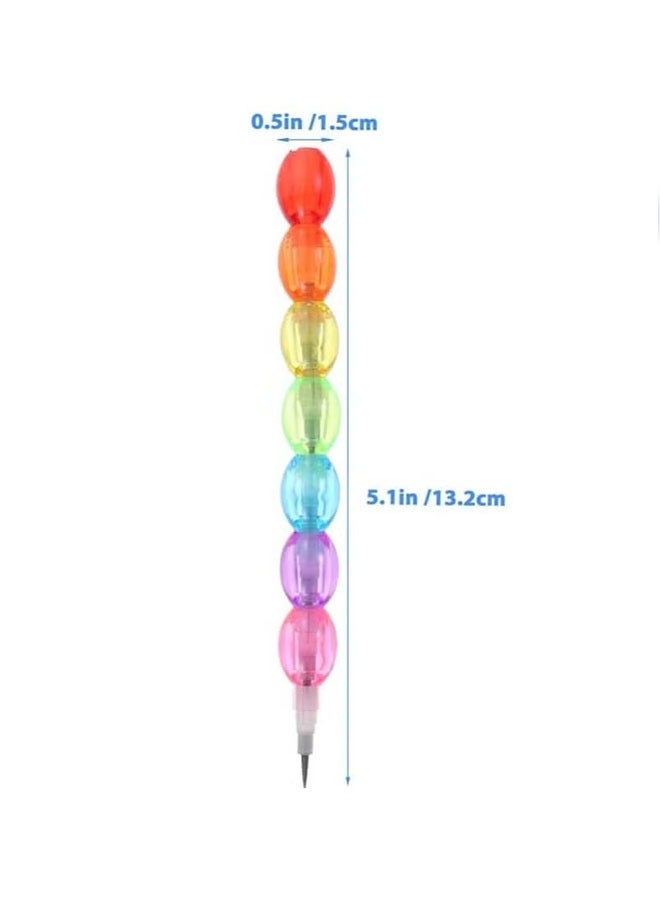 Generic 20PCS Stackable Pencils for Kids – No Sharpening Needed, Fun Colorful Plastic Writing Pencils, Classroom Prizes, Party Favors  - Image 2