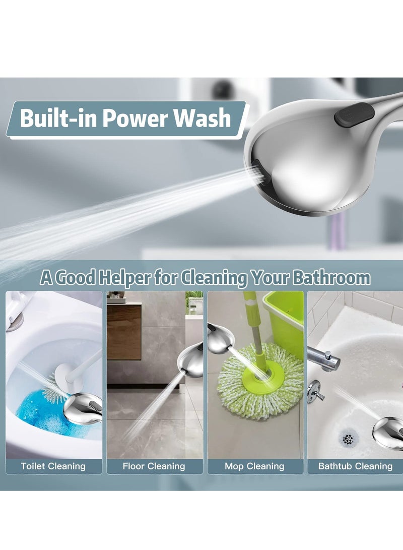 SYOSI Shower Head High Pressure 8 Modes Shower Head with Handheld Built in Power Wash to Clean Tub Tile  Pets 4 7 Detachable Showerhead with 71 Inches Extra Long Hose - Image 5