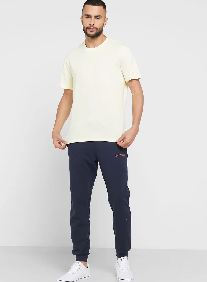 Only & Sons 2 Pack Crew Neck T-Shirt