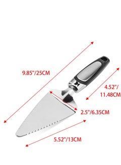 SYOSI 2 Piece Flatware Pie Server Stainless Steel Cake Cutter Pizza/Tart/Dessert Slicer.  - Image 5