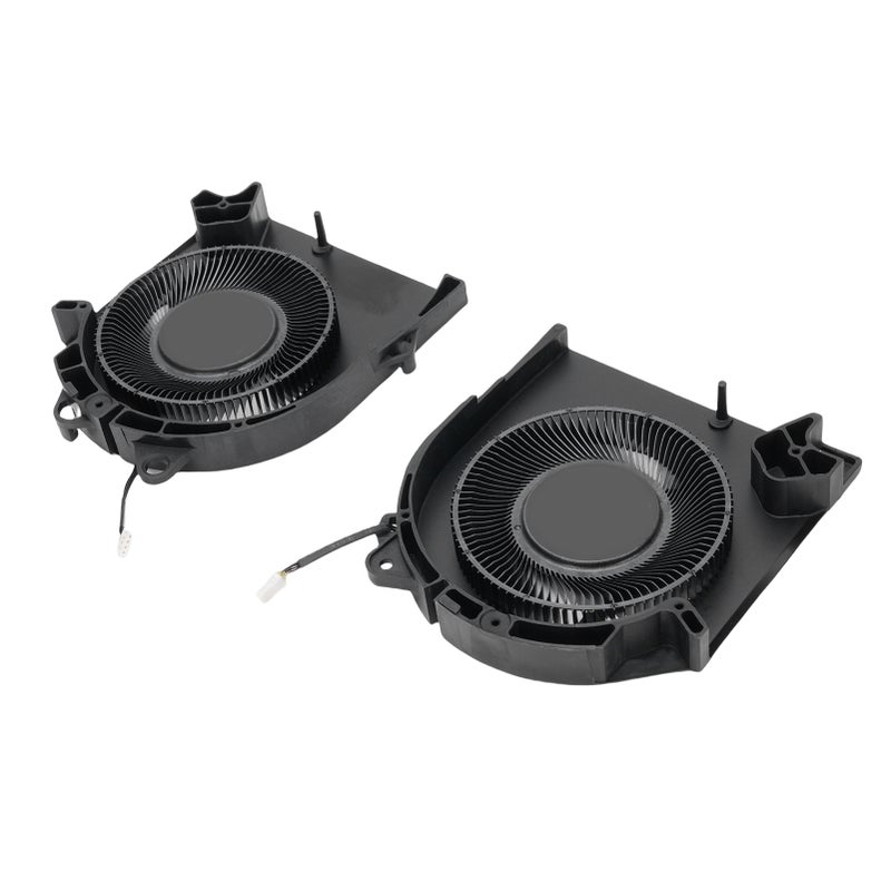 CPU Cooling Fan: 2 Pack 4 Pin Metal & ABS Material - Enhanced Cooling Performance Replacement Fan for Dell 2023 G15 5530 DC 12V Series Laptops - Image 3