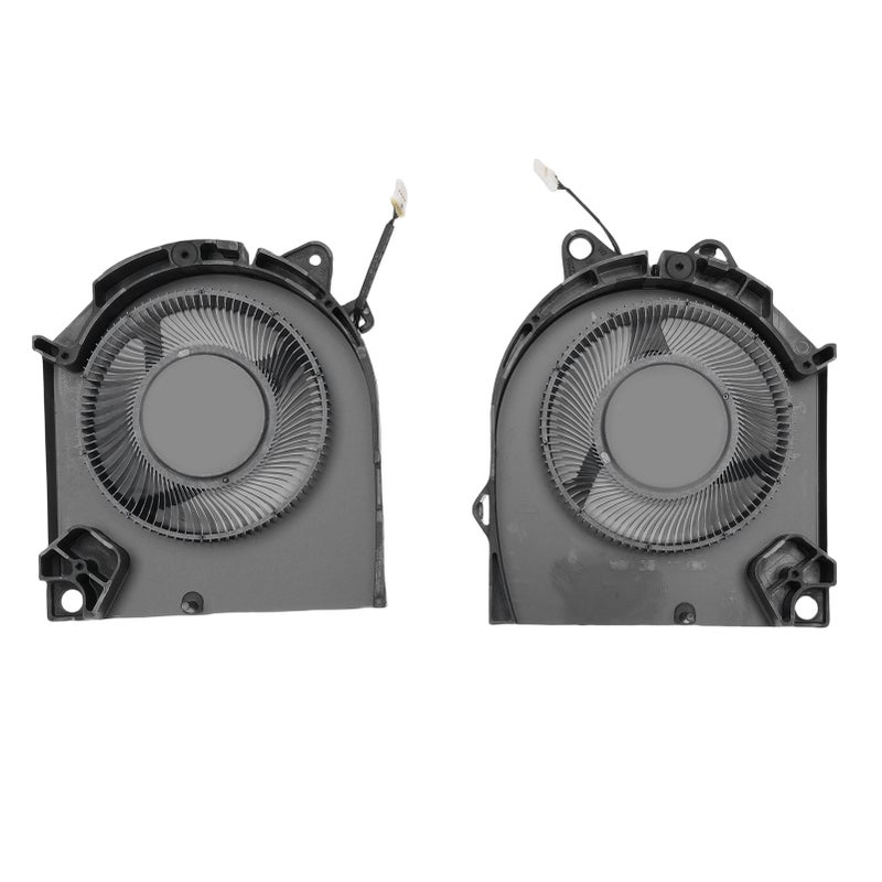 CPU Cooling Fan: 2 Pack 4 Pin Metal & ABS Material - Enhanced Cooling Performance Replacement Fan for Dell 2023 G15 5530 DC 12V Series Laptops - Image 1